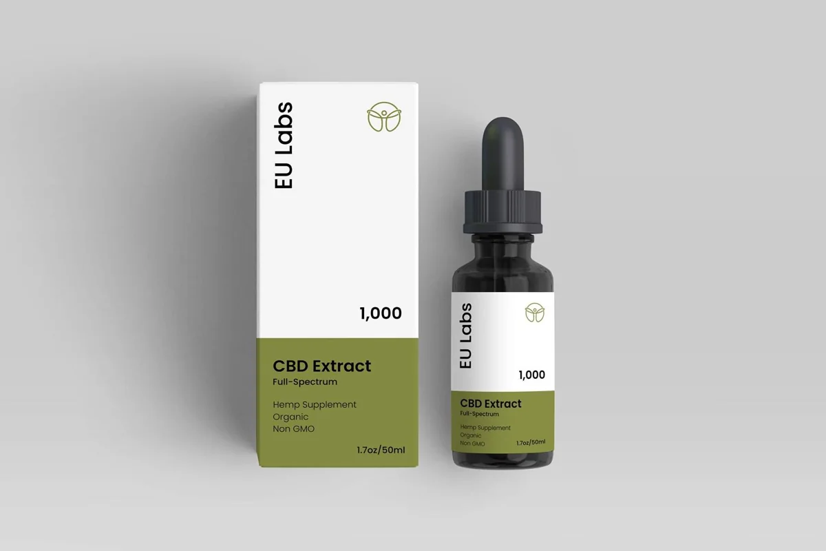 CBD Oil 1000mg – Full Spectrum bottle